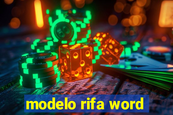 modelo rifa word